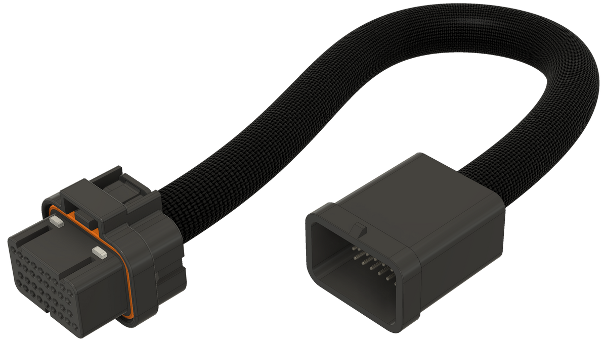 J1A P1A 34-pin Extension Harness for Holley EFI Terminator X ECU