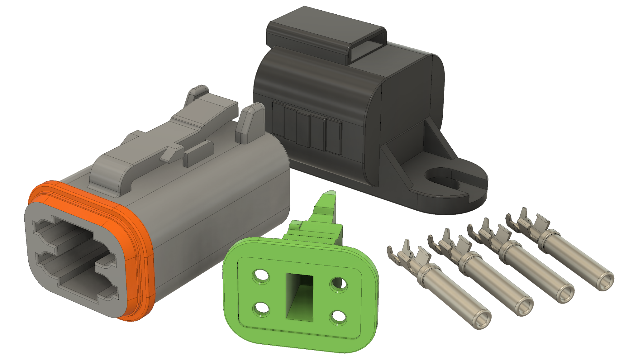 CAN bus connector kit and harness components