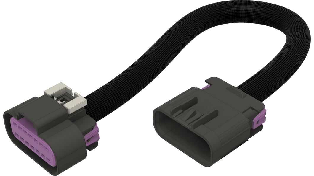 Holley-EFI-Terminator-X-Max-Stealth-14-Pin-Throttle-Body-Extension-Harness