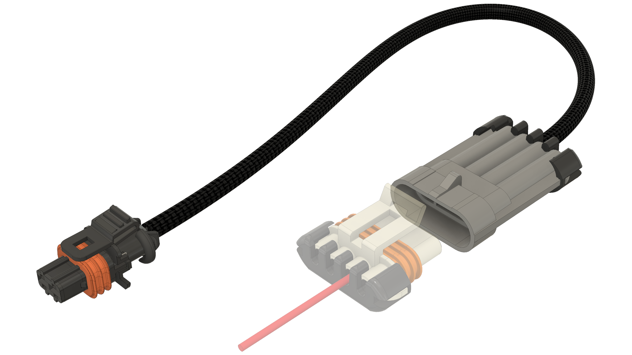 LS 6" Alternator Adapter Harness 2 Pin High Amp Vehicle To 4 Pin - Foto 9