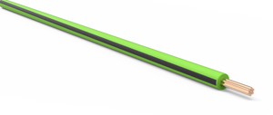 22-AWG-Automotive-TXL-Wire-Light-Green-w/-Black-Stripe-Various-Lengths