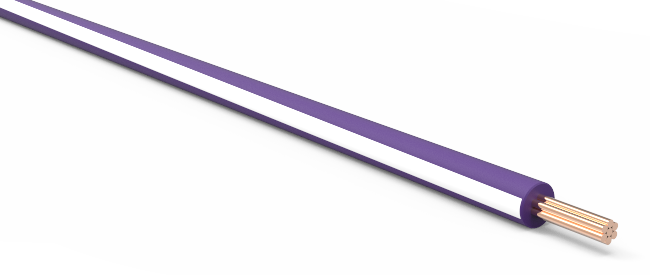 20-AWG-Automotive-TXL-Wire-Purple-w/-White-Stripe-Various-Lengths