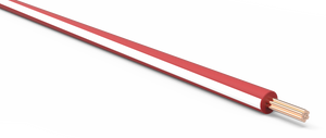 20-AWG-Automotive-TXL-Wire-Red-w/-White-Stripe-Various-Lengths