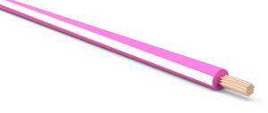 18-AWG-Automotive-TXL-Wire-Pink-w/-White-Stripe-Various-Lengths