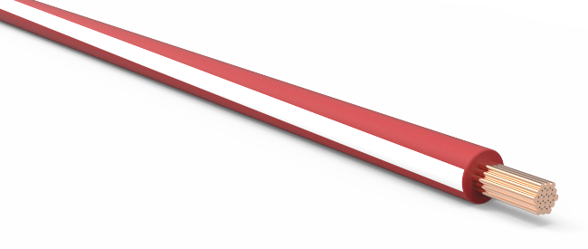 16-AWG-Automotive-TXL-Wire-Red-w/-White-Stripe-Various-Lengths