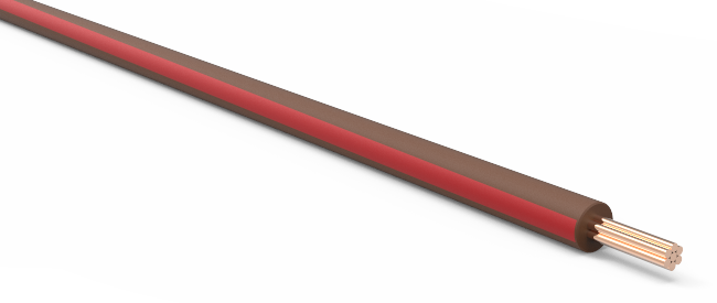 20-AWG-Automotive-TXL-Wire-Brown-w/-Red-Stripe-by-the-Foot