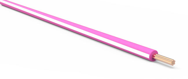 22-AWG-Automotive-TXL-Wire-Pink-w/-White-Stripe-by-the-Foot