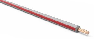 20-AWG-Automotive-TXL-Wire-Gray-w/-Red-Stripe-by-the-Foot