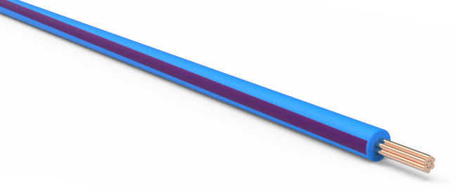 20-AWG-Automotive-TXL-Wire-Light-Blue-w/-Purple-Stripe-by-the-Foot