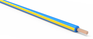 20-AWG-Automotive-TXL-Wire-Light-Blue-w/-Yellow-Stripe-by-the-Foot