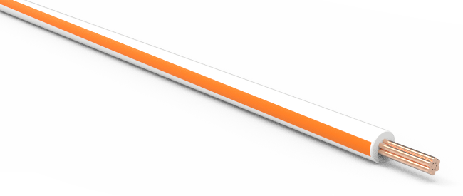 20-AWG-Automotive-TXL-Wire-White-w/-Orange-Stripe-Various-Lengths