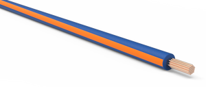 18-AWG-Automotive-TXL-Wire-Dark-Blue-w/-Orange-Stripe-by-the-Foot