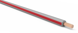 18-AWG-Automotive-TXL-Wire-Gray-w/-Red-Stripe-by-the-Foot