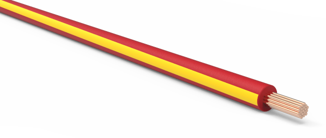 18-AWG-Automotive-TXL-Wire-Red-w/-Yellow-Stripe-by-the-Foot
