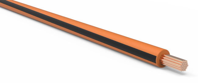 16-AWG-Automotive-TXL-Wire-Orange-w/-Black-Stripe-Various-Lengths