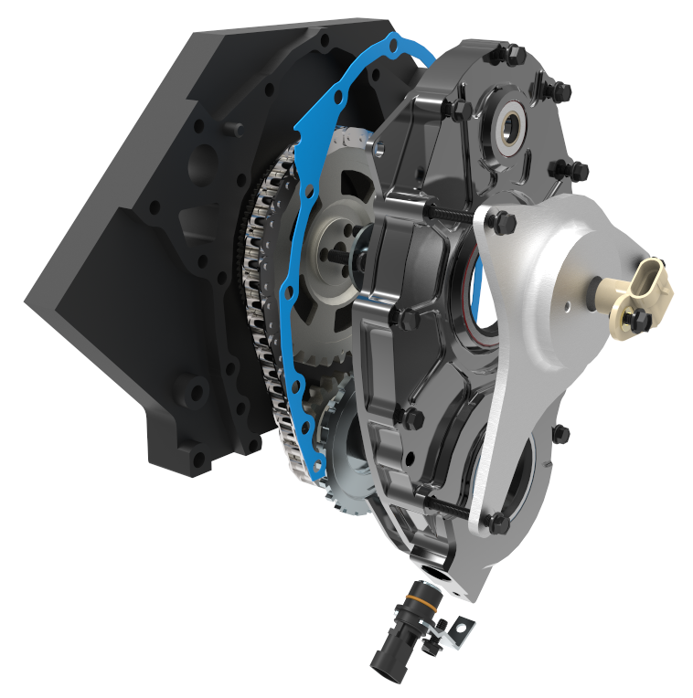 LT1-24x/1x-Crank/Cam-Signal-Kit-Single/Double-Roller-2.25-in-ATI-Hub-BBC-Snout-Mechanical-Water-Pump-
