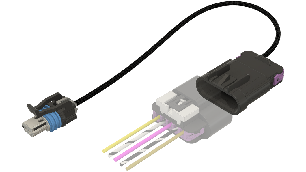 Mass Air Flow (MAF) Sensor Adapter Harness - CORE ECU to Gen III LS 2W IAT (Speed Density)